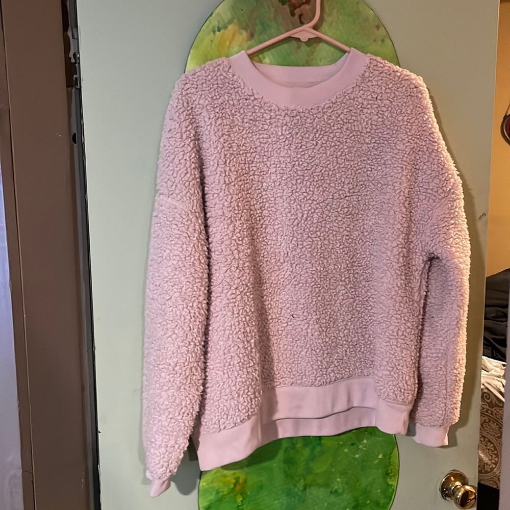 Chic Pink Teddy sweater